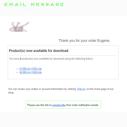 Email Unsubscribe Link for Customers - Prestashop Module