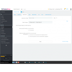 mass product to category associations update operation